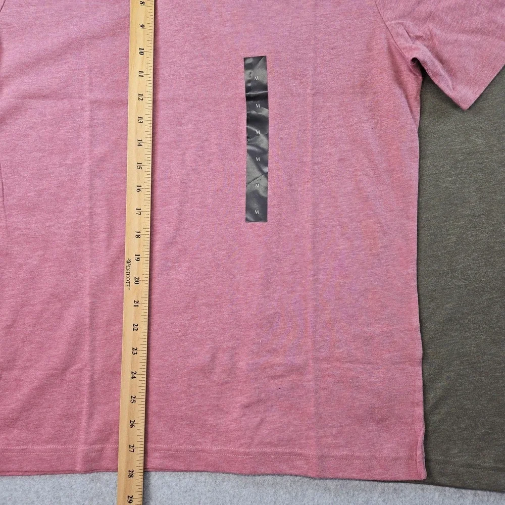 Banana Republic Shirt Mens M Lot Of‎ 2 V-Neck Tagless Jersey Poly Blend Eco